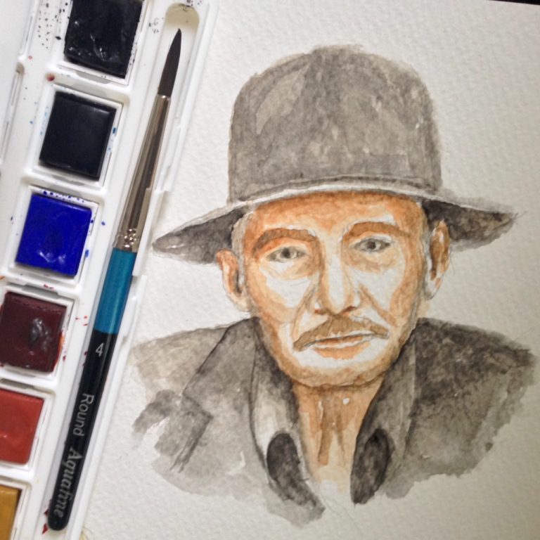 Watercolor Portrait Practice