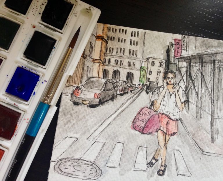 Quick watercolor practice